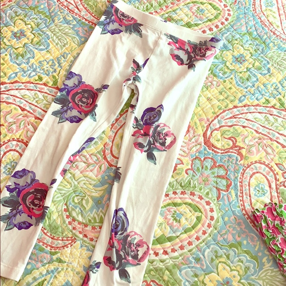 Floral leggings